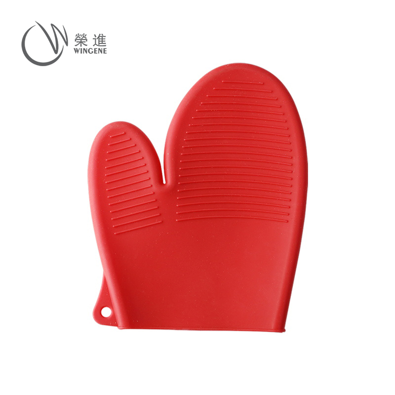 厨房烘焙烤箱防烫隔热手套|耐高温硅胶隔热手套-荣进厨房防滑隔