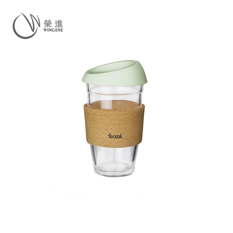 家居旅行必备防烫咖啡杯|大容量软木套咖啡饮水杯16oz-荣进大容量软木套咖啡饮水杯可定制logo