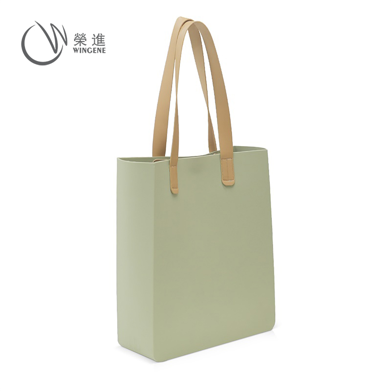 硅胶单肩斜挎包,防水女式韩版沙滩包,荣进硅胶手提包厂家定制批