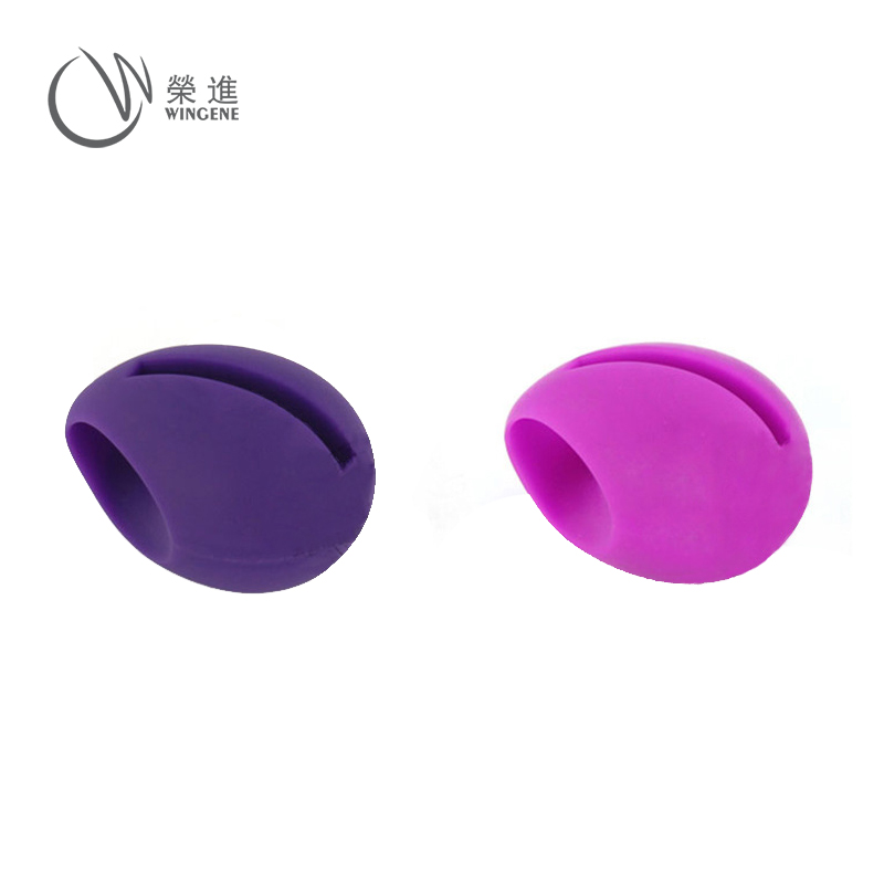 手机硅胶扩音器|鸡蛋外形手机座架|便携式扬声器喇叭-深圳荣进