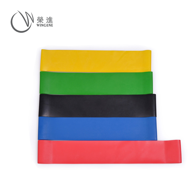 硅胶健身拉力带|瑜伽塑身阻力带|田径运动训练带-深圳荣进硅胶