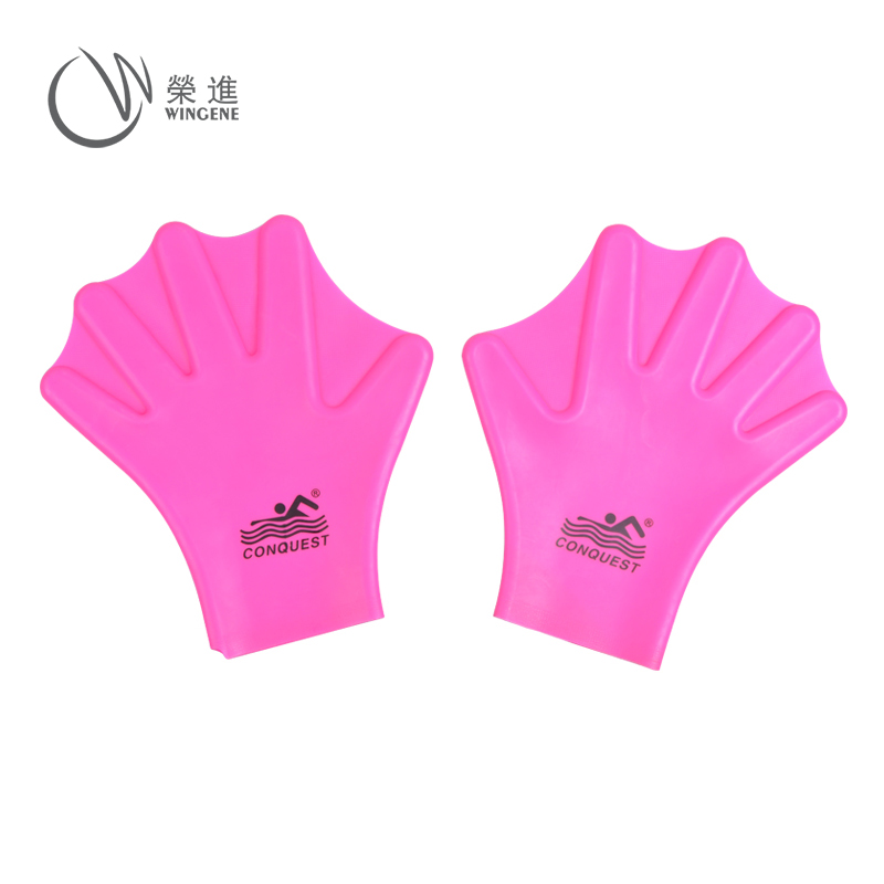 硅胶游泳手套|硅胶手蹼游泳手套|鸭掌游泳硅胶手套|青蛙游泳手