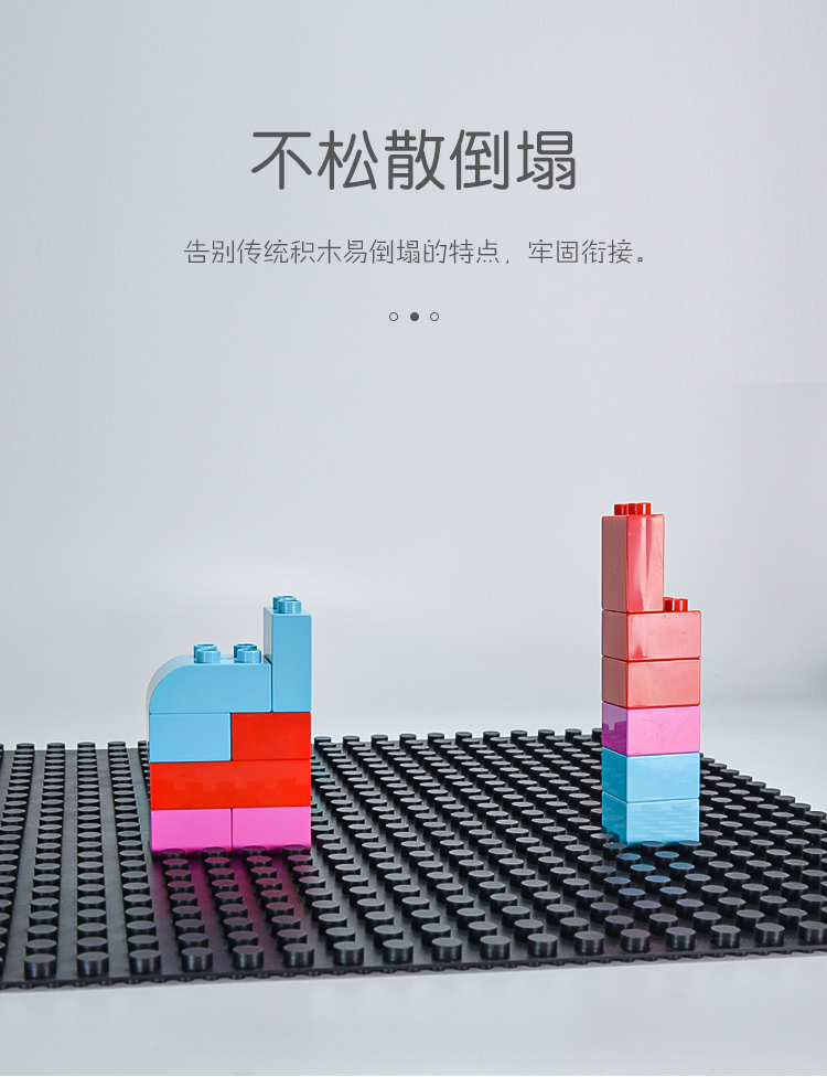 乐高积木硅胶垫|兼容乐高儿童DIY益智积木拼装玩具垫-荣进方形积木垫定制批发(图6) 乐高积木硅胶垫详情介绍06
