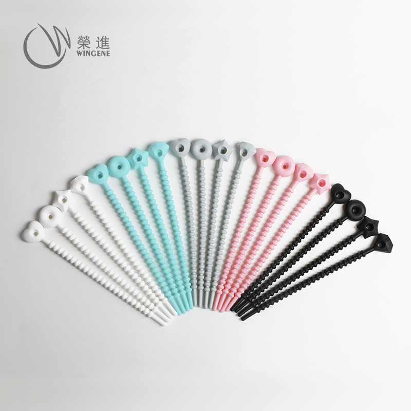 新款硅胶绑带_可调节硅胶绑带_电线收纳硅胶绑带厂家批发