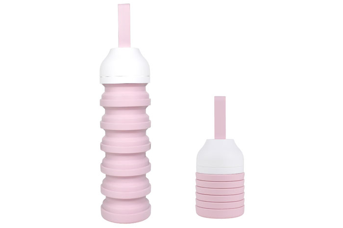 可折叠的户外硅胶水壶