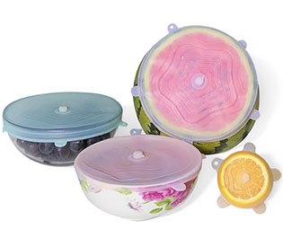 新款硅胶保鲜盖6件套