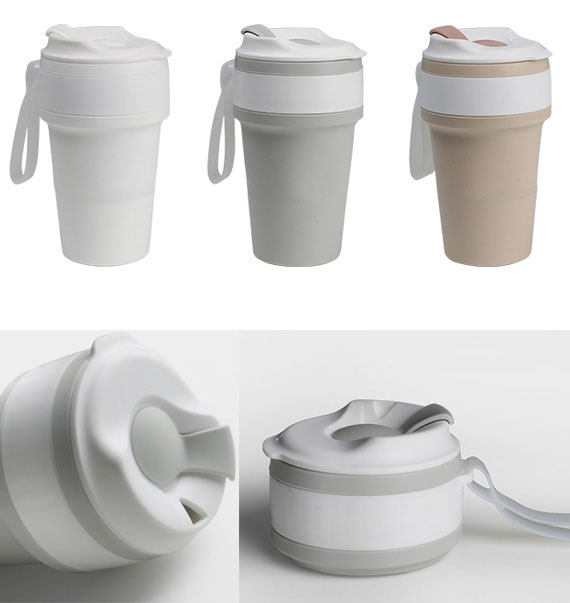 新款户外旅行可压缩折叠杯