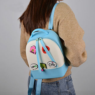 韩版休闲硅胶双肩包